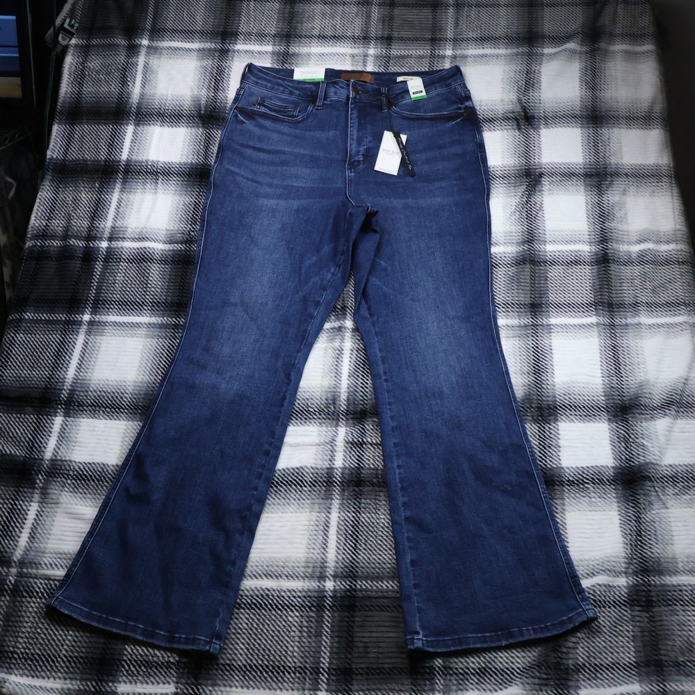 NWT Judy Blue High Waist Bootcut Jeans 18W Dark Wash Tummy Control JB881062 DK-L